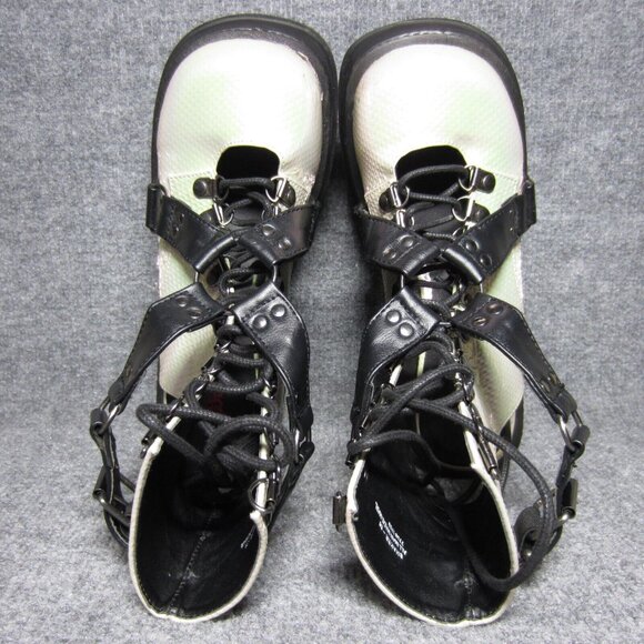 Demonia Boots Womens Size 8 Platform SHAKER-56 Goth Punk Iridescent 5" - Picture 5 of 11